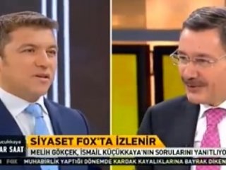 Melih Gökçek İsmail Küçükkaya'yı canlı yayında terletti