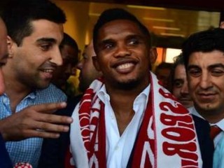 Eto'o Antalyaspor'a imza attı