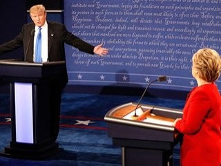 Trump ve Clinton ikinci kez kozlarını paylaştı