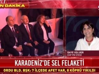 Ordu'da sel, CHP'de kurultay