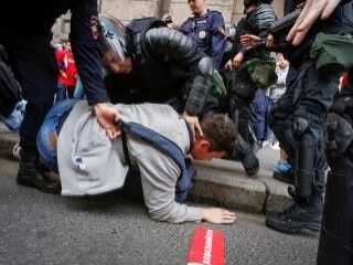 Rusya'da emeklilik yaşı protestosu