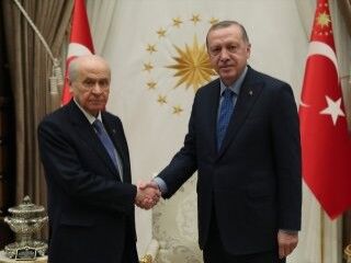 Külliye'de Erdoğan-Bahçeli görüşmesi