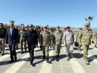 Erenköy Direnişi'nin yıl dönümünde komutanlar Kıbrıs'ta