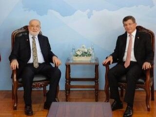 Temel Karamollaoğlu Davutoğlu ile görüştü