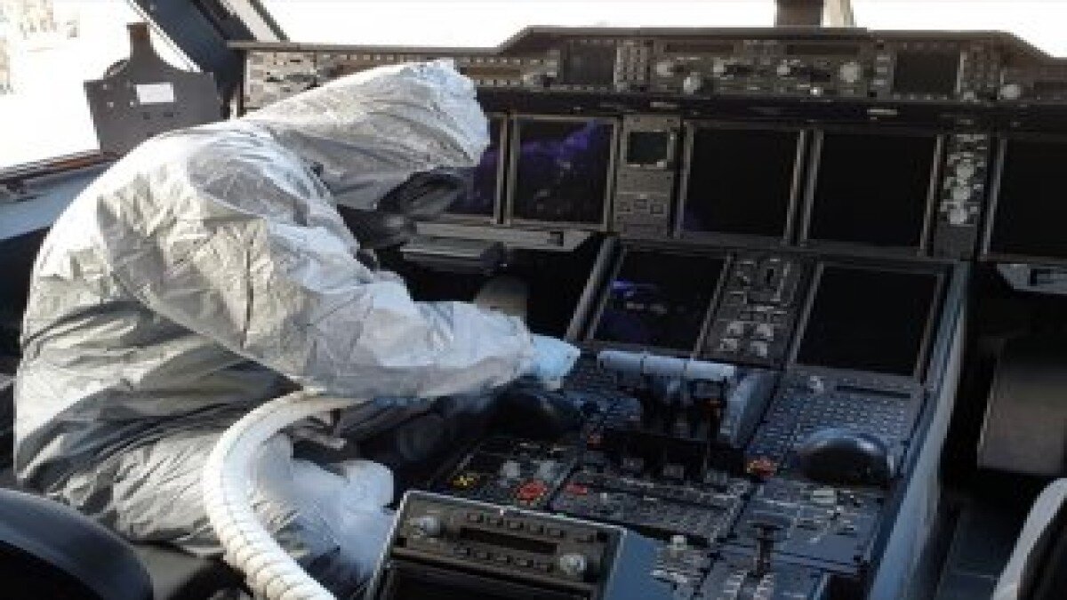 Çin'den gelen uçağın arıtma işlemleri tamamlandı