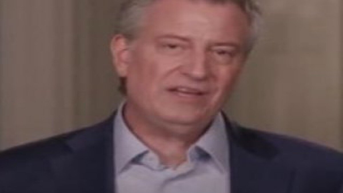 New York Belediye Başkanı'ndan sağlıkçılara çağrı