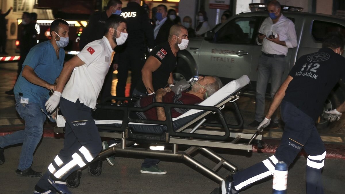 Ankara'da hastanede yangın