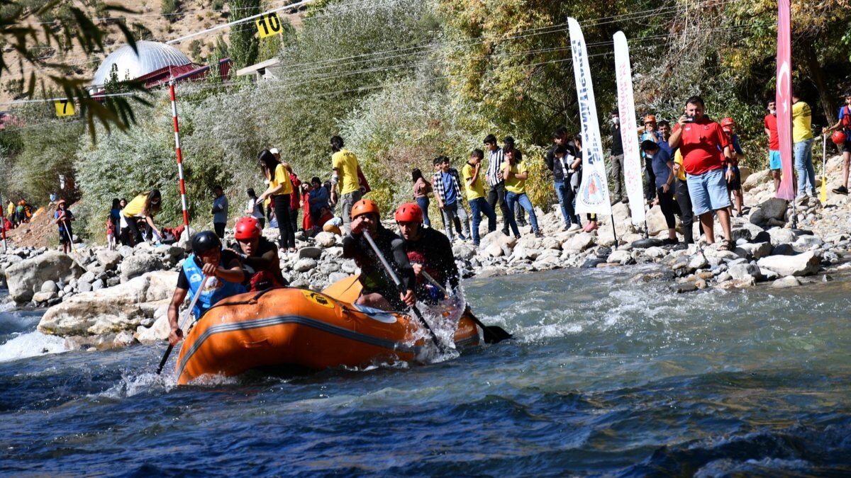 Kato Dağı'ndaki rafting şampiyonası sona erdi