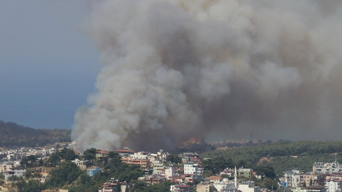 Hatay'da çıkan yangına ilişkin gözaltı kararı