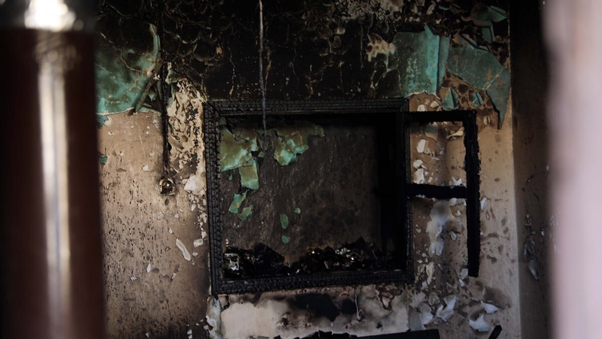 Gaziantep’te çakmakla oynarken, dedesinin evini yaktı