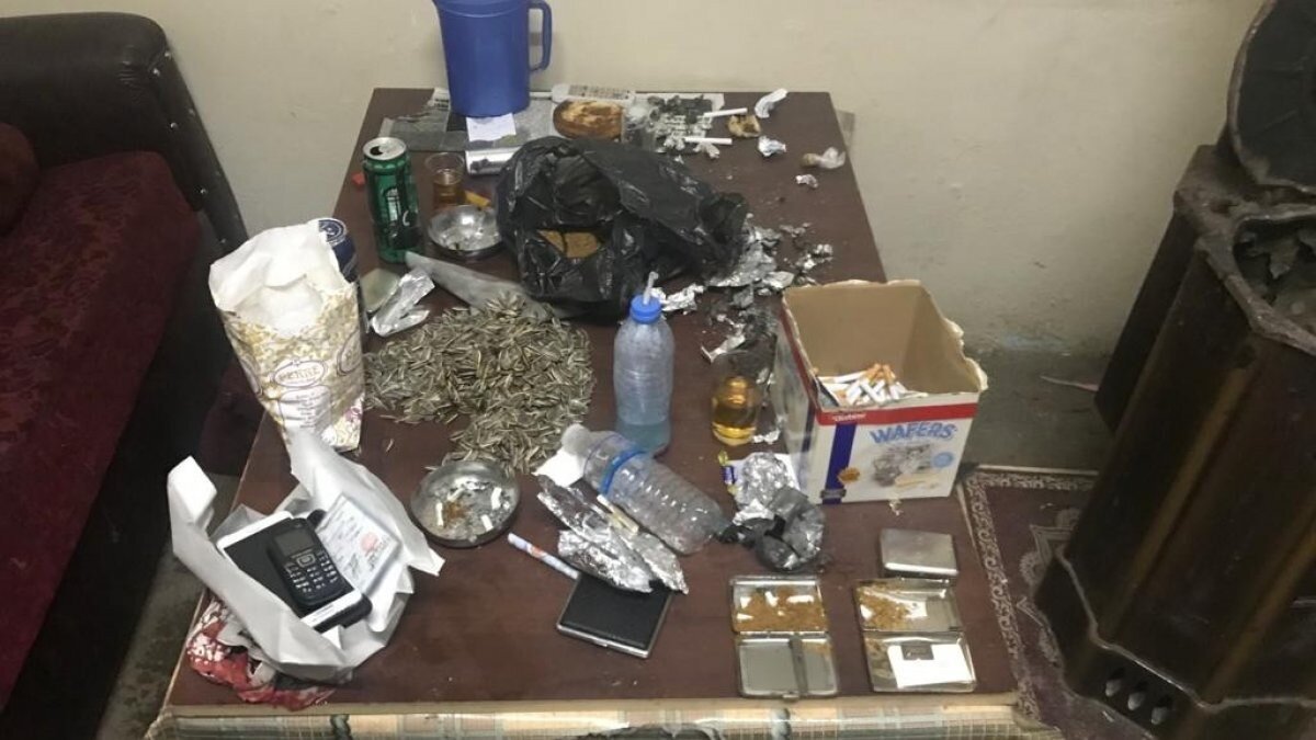 Adıyaman'da yılbaşı gecesi uyuşturucu partisine polis baskını