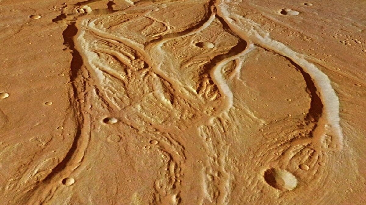Bilim insanları, Mars'taki nehir sisteminin haritasını çıkardı