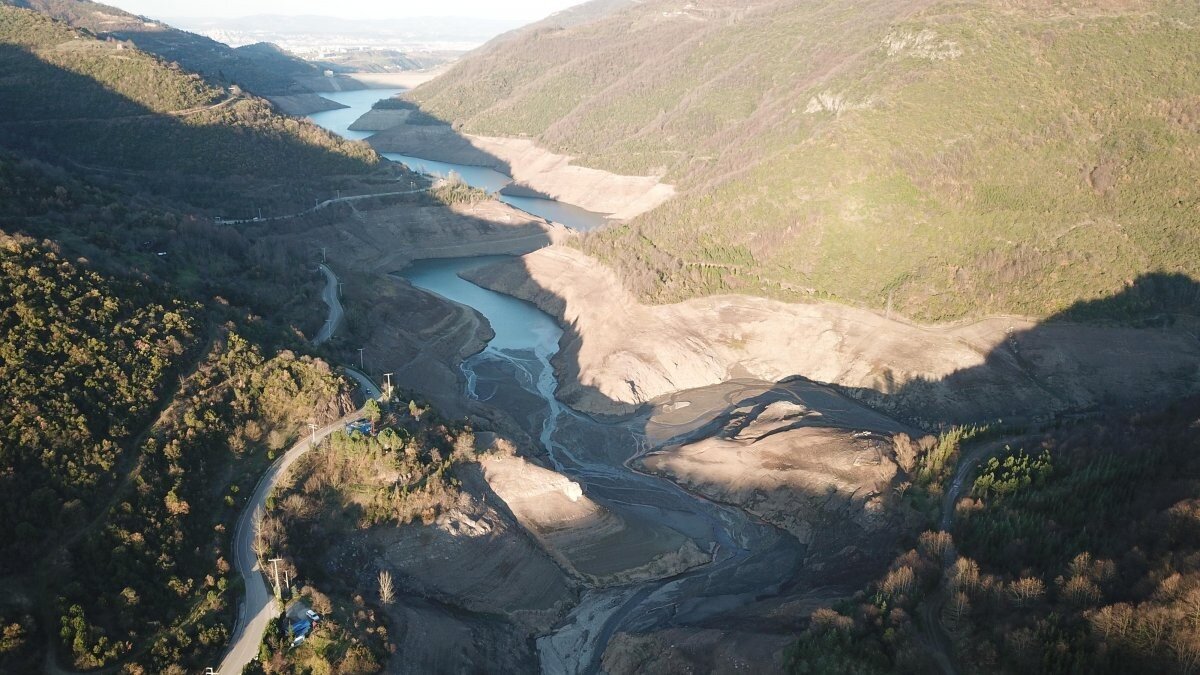 Yuvacık Barajı'nda su seviyesi yüzde 15'e düştü