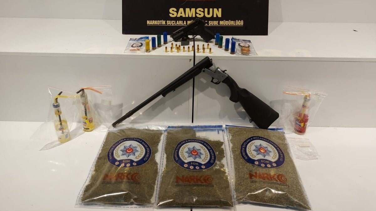 Samsun'a uyuşturucu getiren şahıs yakalandı