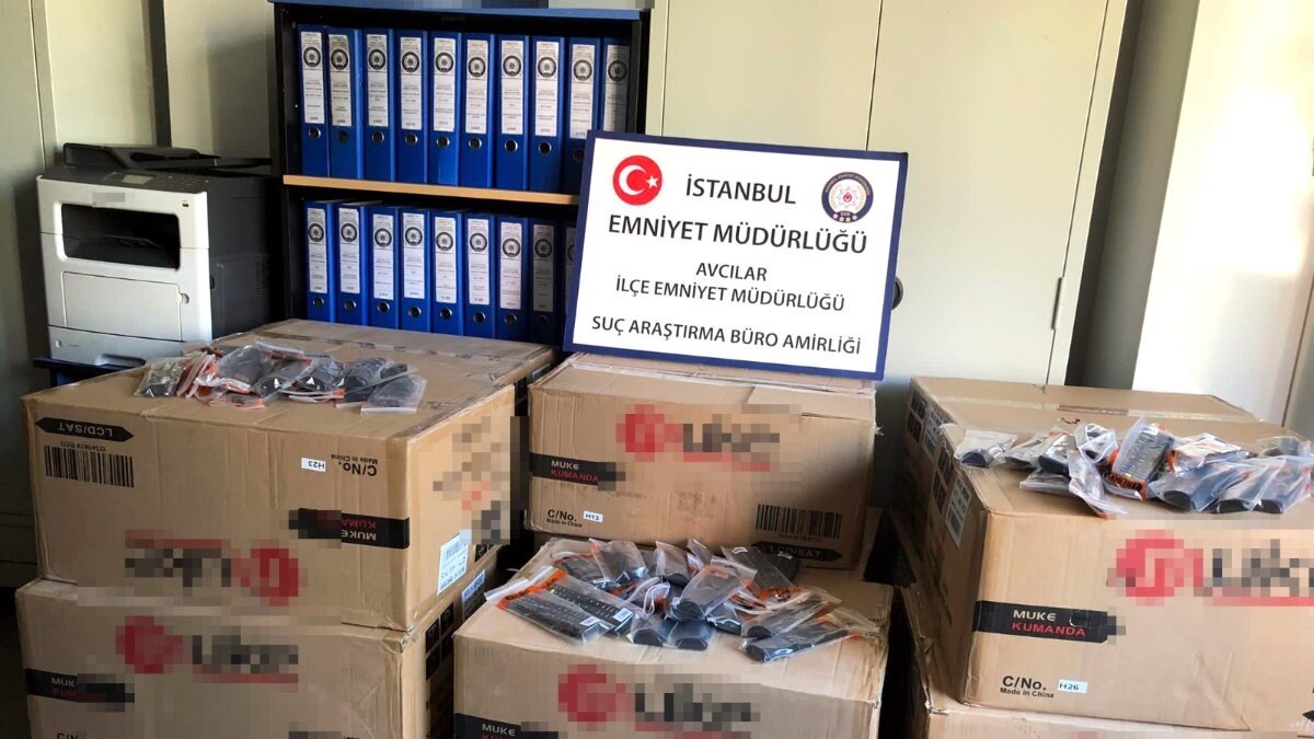 Avcılar’dan çalınan 7 bin kumandanın bir kısmı bulundu