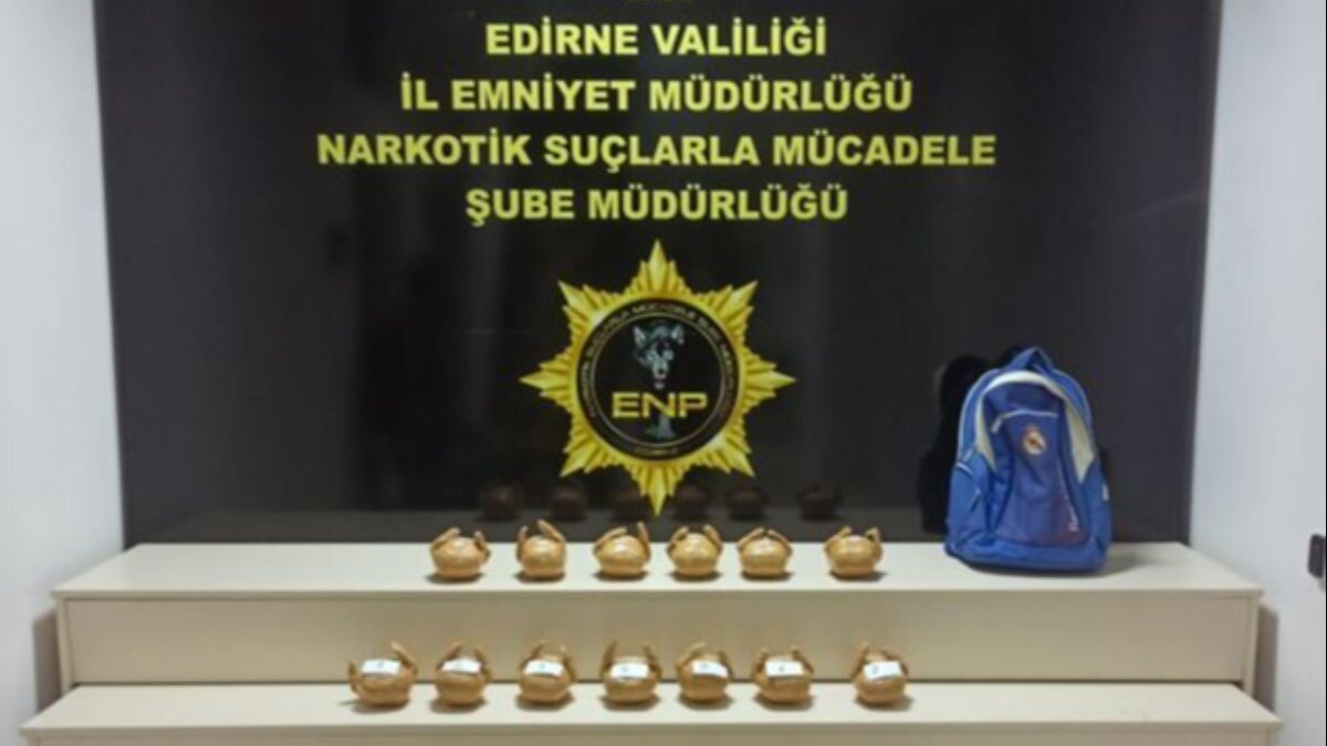 Edirne'den yapılacak uyuşturucu sevkiyatına izin verilmedi
