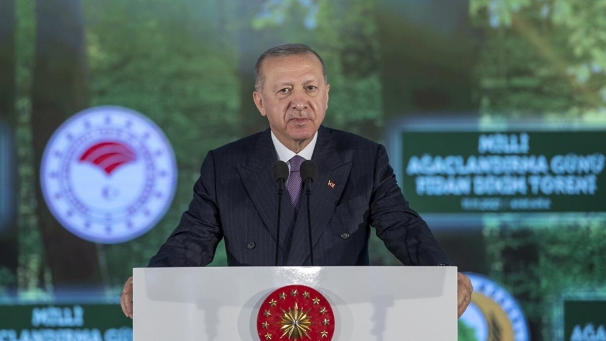 Cumhurbaşkanı Erdoğan, Fidan Dikim Töreni'nde konuştu