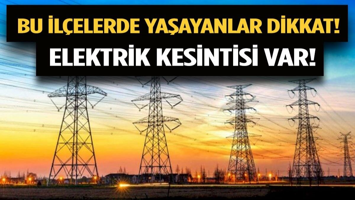 İzmir elektrik kesintisi yaşayacak bölgeler! 11 Kasım 2022 İzmir elektrik kesintisi sorgulama!
