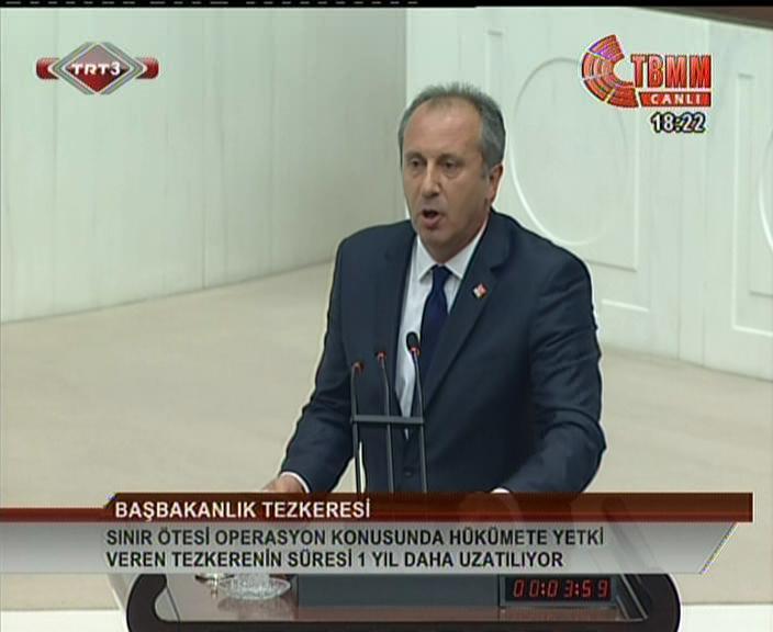 Muharrem İnce'nin tezkere konuşması