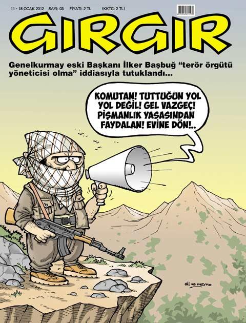 Gırgır'ın İlker Başbuğ kapağı