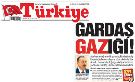 Azerbaycan Türkiye'nin doğalgaz teklifini reddetti