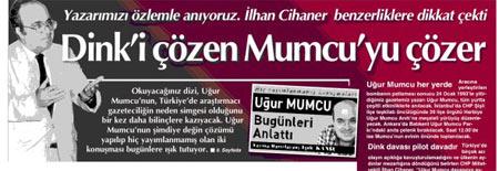 Cumhuriyet gazetesinin Mumcu manşeti