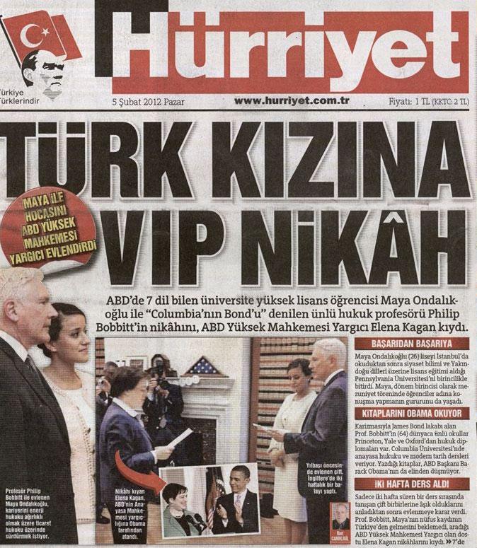 Profesörden Türk kızına özel nikah