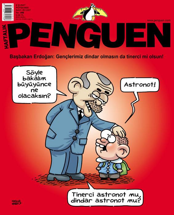 Dindar nesil çıkışı Penguen'in kapağında