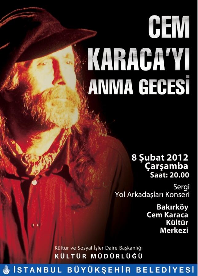 Cem Karaca'yı anma gecesi