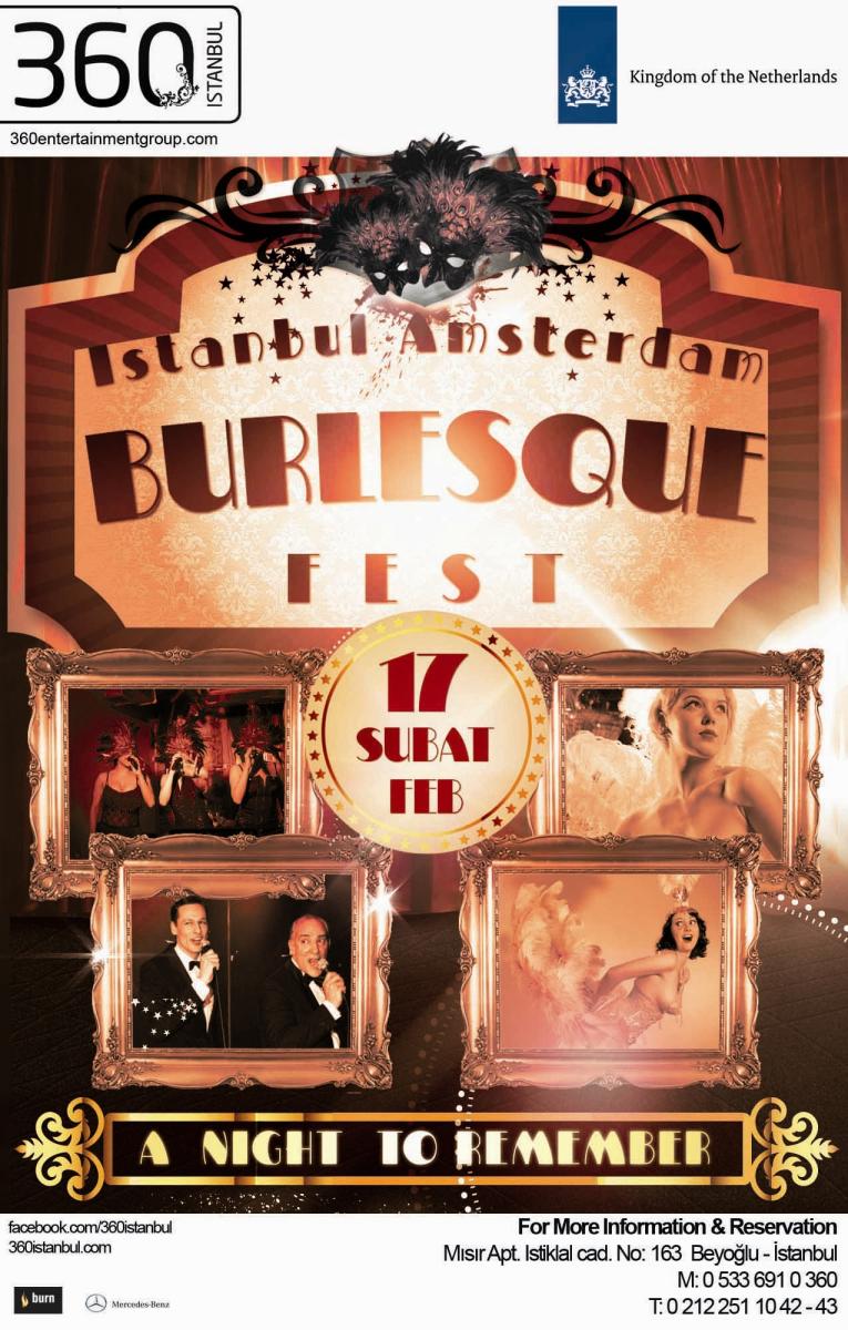 İstanbul Amsterdam Burlesque Fest nefesleri kesecek