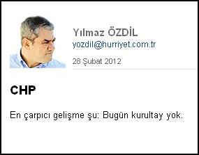 Yılmaz Özdil CHP kurultayını eleştirdi
