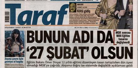 Ömer Dinçer'den Altan'a manşet tepkisi