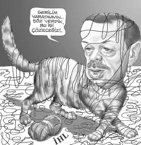 Cumhuriyet'ten kedili TÜSİAD-hükümet krizi karikatürü