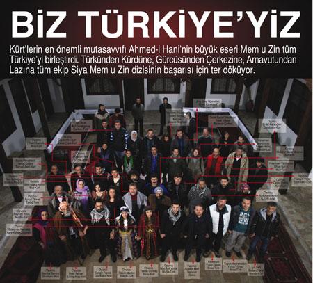 Mem-u Zin tüm Türkiye'yi birleştirdi