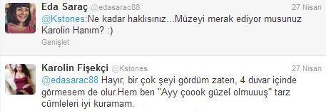 Karolin Fişekçi Orhan Pamuk'un peşini bırakmıyor