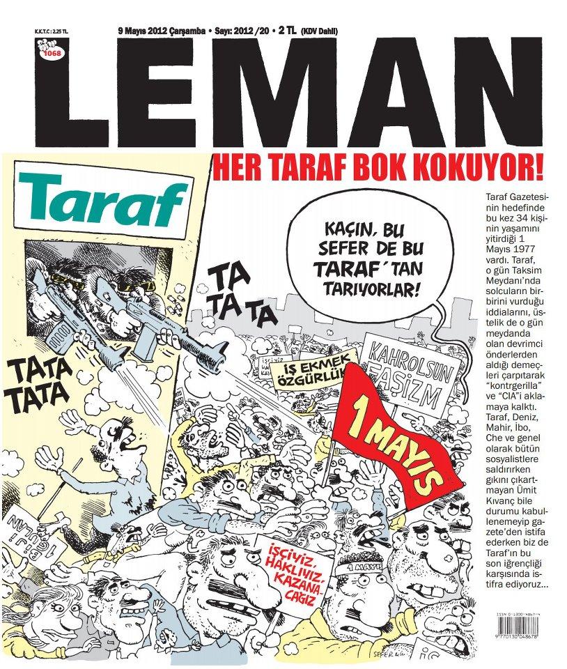 Leman'dan Taraf'ı kızdıracak kapak