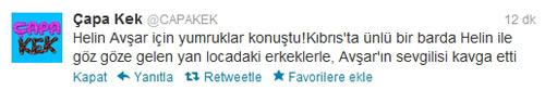 Helin Avşar için yumruklar konuştu