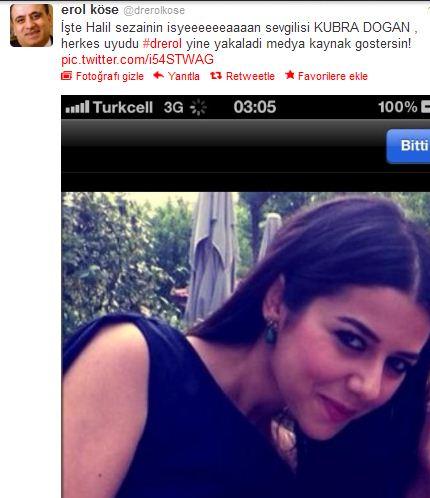 Erol Köse Halil Sezai'nin sevgilisini açıkladı