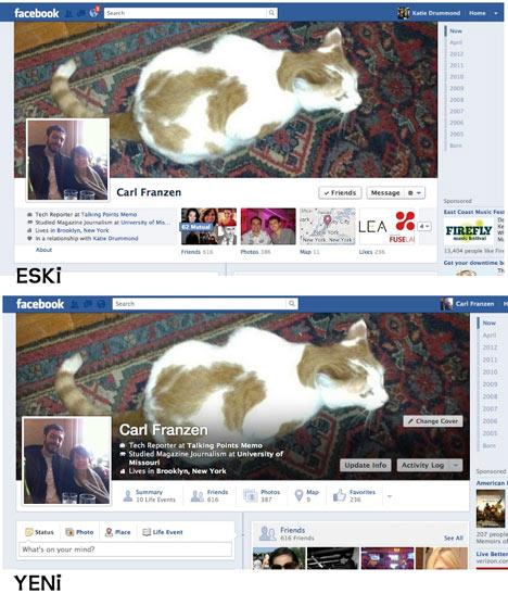 Facebook'ta Zaman Tüneli değişiyor