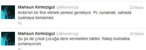 Mahsun: Arda'nın bir fırın ekmek yemesi gerekiyor