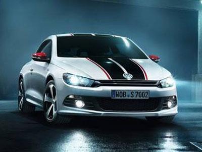 Yarış şeritli VW Scirocco GTS