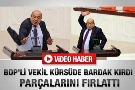 Meclis'te kırdığı bardak Hasip Kaplan'ın başına dert oldu