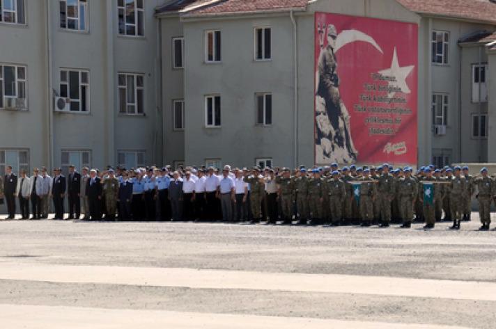 Şehit Piyade Er Çakırdoğan için Siirt'te tören