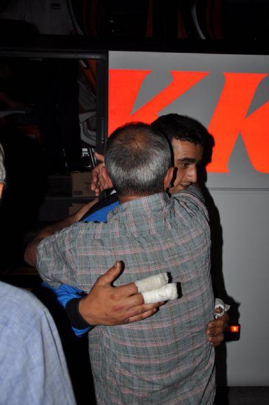 Çatışmada yaralanan asker otobüsle gönderildi