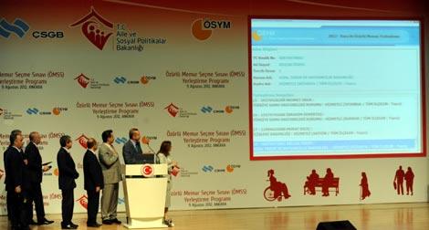 ÖMSS ile 7 bin 746 engelli memur oldu