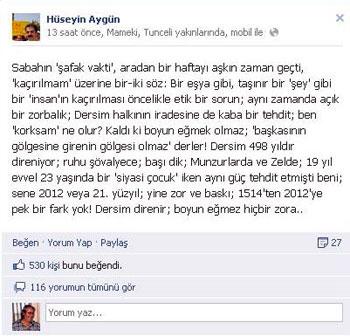 Hüseyin Aygün: PKK 19 yıl önce de beni tehdit etmişti