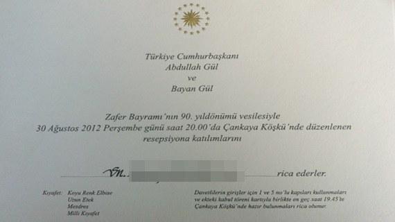 Gül 30 Ağustos törenlerinde yok