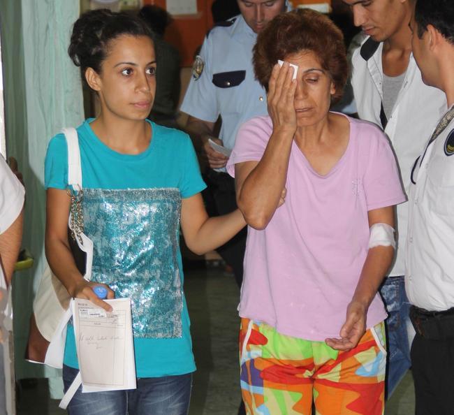 Adana'da damattan kayınvalideye dayak