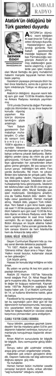 Atatürk hastayken 30 Ağustos'a katıldı mı