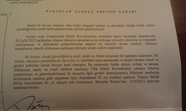 İlhan Cihaner sınır ötesi tezkereyi Twitter'da paylaştı